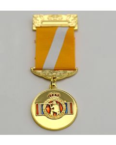 Dugleiksmerket medalje 5 år sølv forgylt