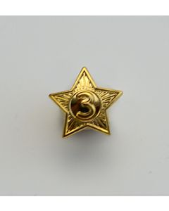 Dugleiksmerkestjerne gylt nr. 3