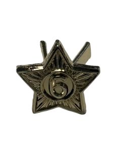 Dugleiksmerkestjerne gylt nr. 6